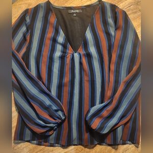 Madewell semi sheer dress top